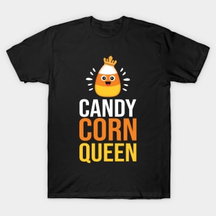 Funny Candy Corn Queen Halloween Trick or Treat Gift T-Shirt